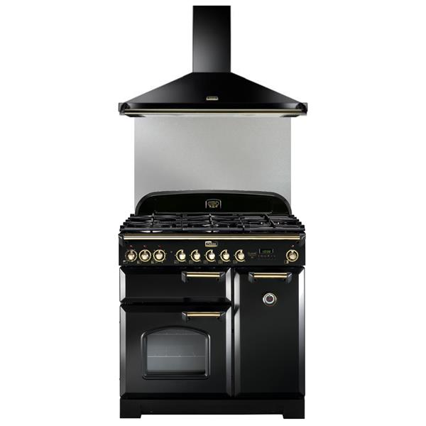 FALCON Pack Piano de cuisson + hotte + cr�dence CDL90DFBL/B-FP2