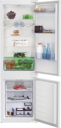 BEKO Frigo Combiné Intégré 178cm, 262L (193L+69L NoFrost****) - technique à glissière -E Beko