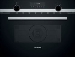 Micro-ondes Compact 45cm 900W - air pulsé,grill - cookControl 15 - Led Siemens