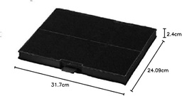 BOSCH Filtre à charbon actif pour hotte DWK09E852, DIB09T150, DIB09E850, DIB09D650, ... Bosch