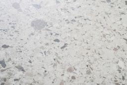 Achterwand van licht terrazzomarmer