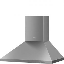 SMEG Hotte décorative murale de 60 cm - pyramidale - 575m³/h - Inox - Elementi Smeg