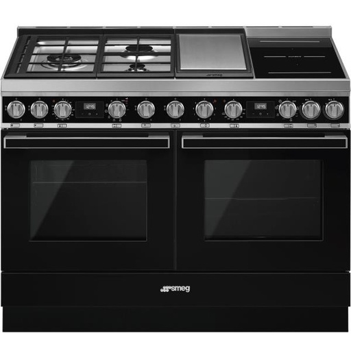 [CPF120IGMPBL] SMEG Piano de cuisson mixte CPF120IGMPBL