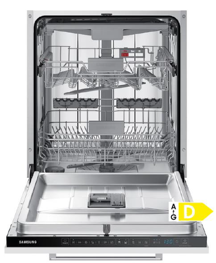[DW60CG530B00ET] Lave-vaisselle D, 14 couverts, 10.5L, 44dBA, Auto door Open, 7 programmes, Flex Load, Glass care design, 1H express cycle, Machine Care, Aqua stop, Tiroir à couverts (flex), FBI