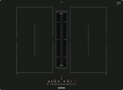 [ED711FQ15E] SIEMENS Inductiekookplaat 70cm (4 zones waarvan 2 combi) met geïntegreerde afzuigkap, Zonder frame Siemens