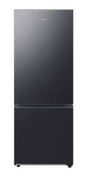 [RB53DG706AB1EF] Combiné Extra Large, A, Wifi (AI Energy), 370/168L, 203cm, Integrated handle and display, Twin Cooling Plus, Metal Cooling, Twist Icemaker, Black StainlessSteel