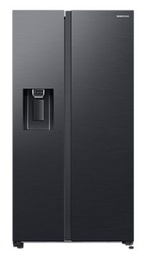 [RS65DG54R3B1EF] Frigo Américain, E, Wifi (AI Energy), 417/218L, 178cm, Poignée intégrés et display interne, All Around Cooling, Winerack, Slim indoor Icemaker, Inox Noir, (HAFEX/EXP)