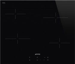 [SE264TD1] SMEG Vitro 60 cm - 4 High-Light zones - Timer - Rechte randen - Smeg gevoelig