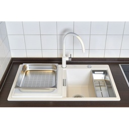 [629051SH] Panier égouttoir perforé en acier inoxydable